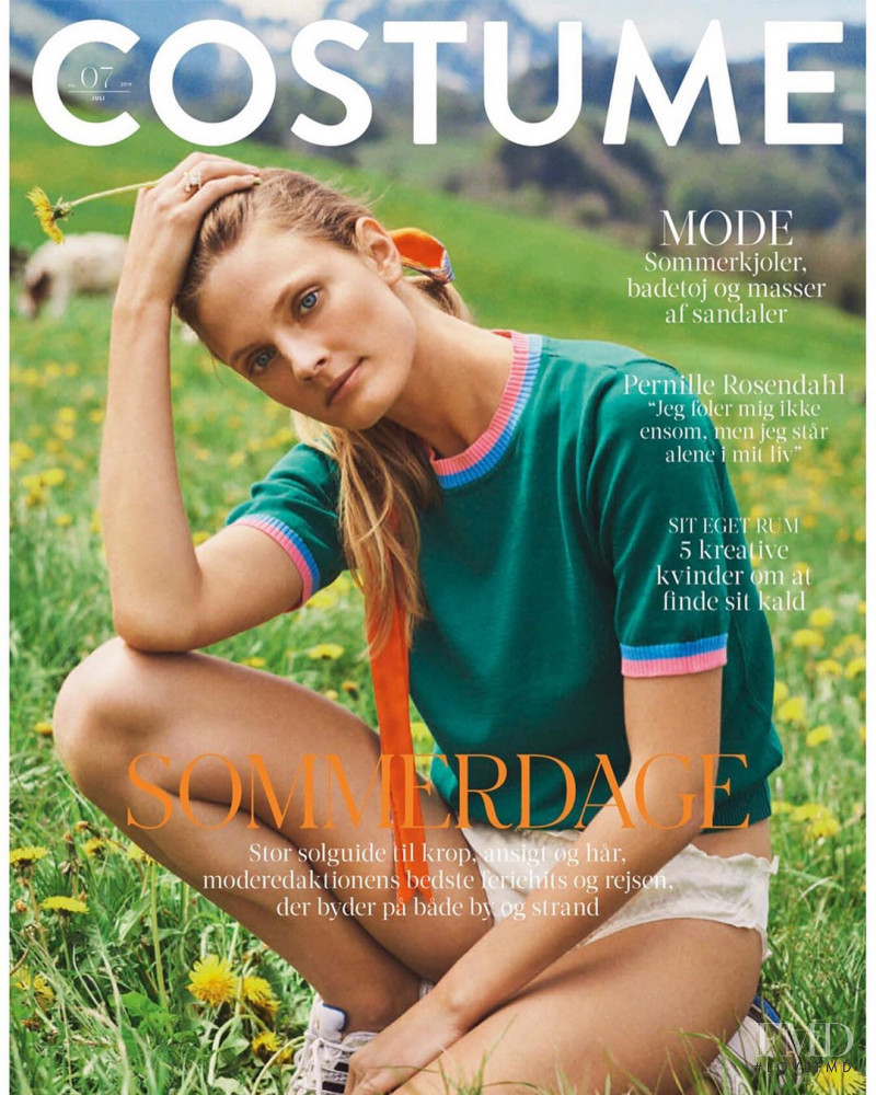 Constance Jablonski featured on the Costume Denmark cover from July 2019