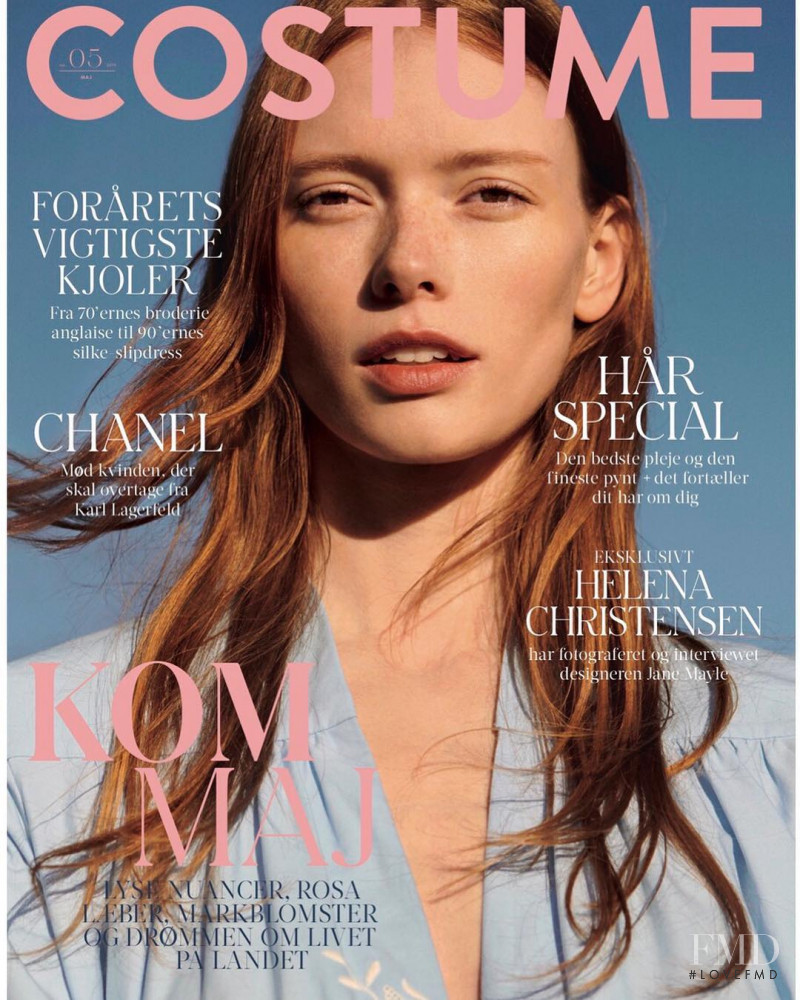 Julia Hafstrom featured on the Costume Denmark cover from May 2019