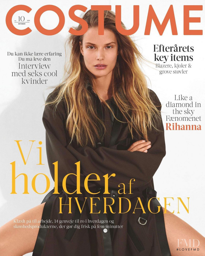 Alena Blohm featured on the Costume Denmark cover from October 2019