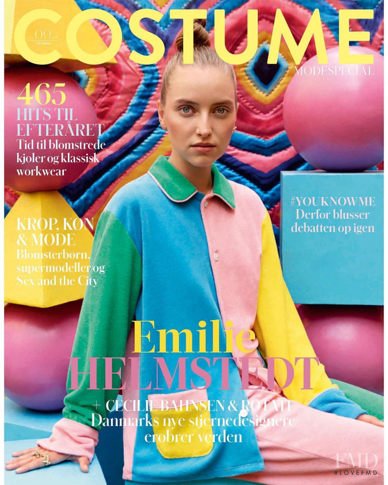 Emilie Helmstedt featured on the Costume Denmark cover from September 2019