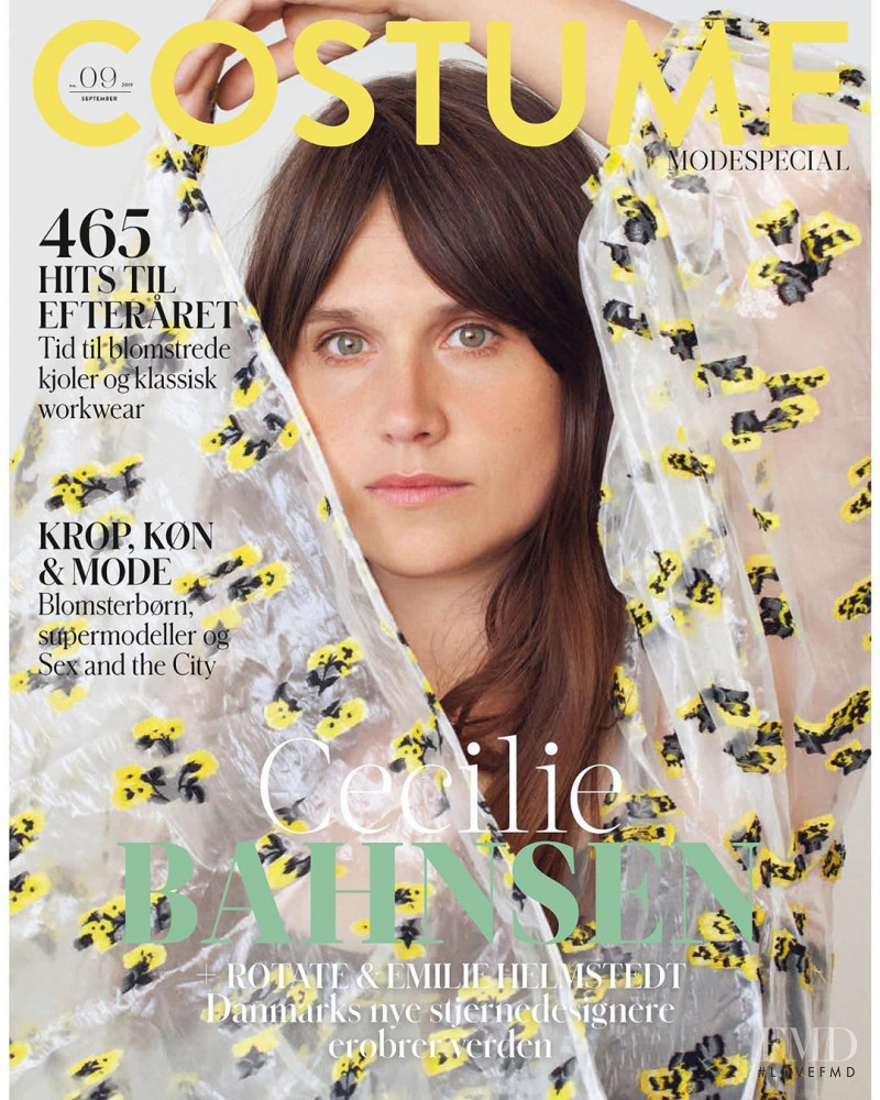 Cecilie Bahnsen featured on the Costume Denmark cover from September 2019