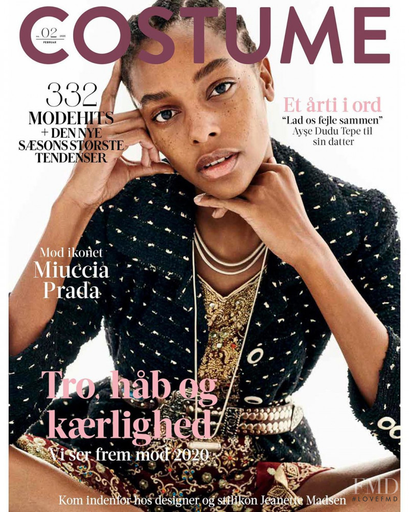 Karly Loyce featured on the Costume Denmark cover from February 2020