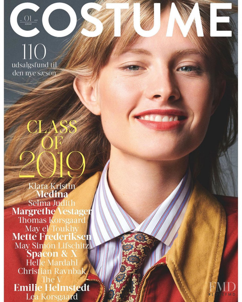 Klara Kristin featured on the Costume Denmark cover from January 2020