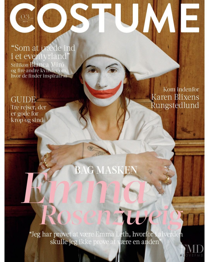 Emma Rosenzweig featured on the Costume Denmark cover from March 2020