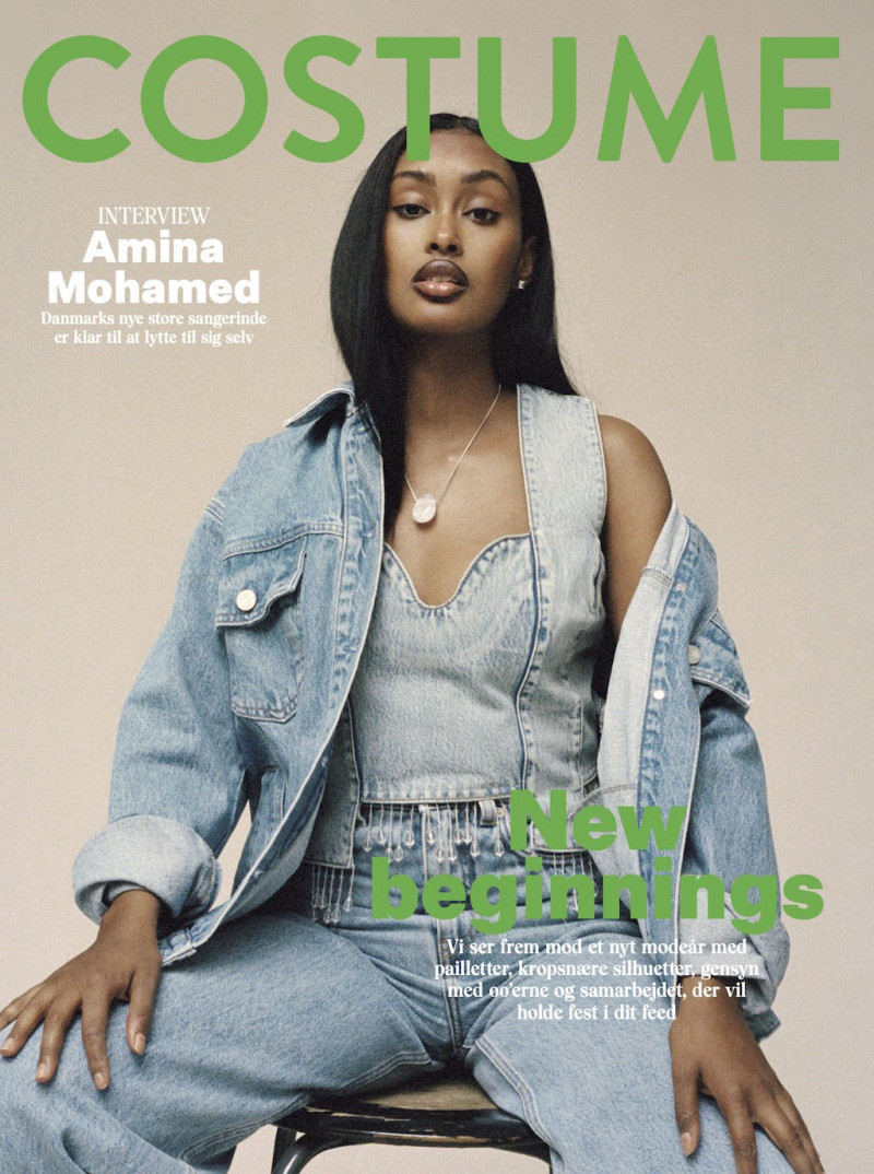 Amina Mohamed featured on the Costume Denmark cover from December 2021
