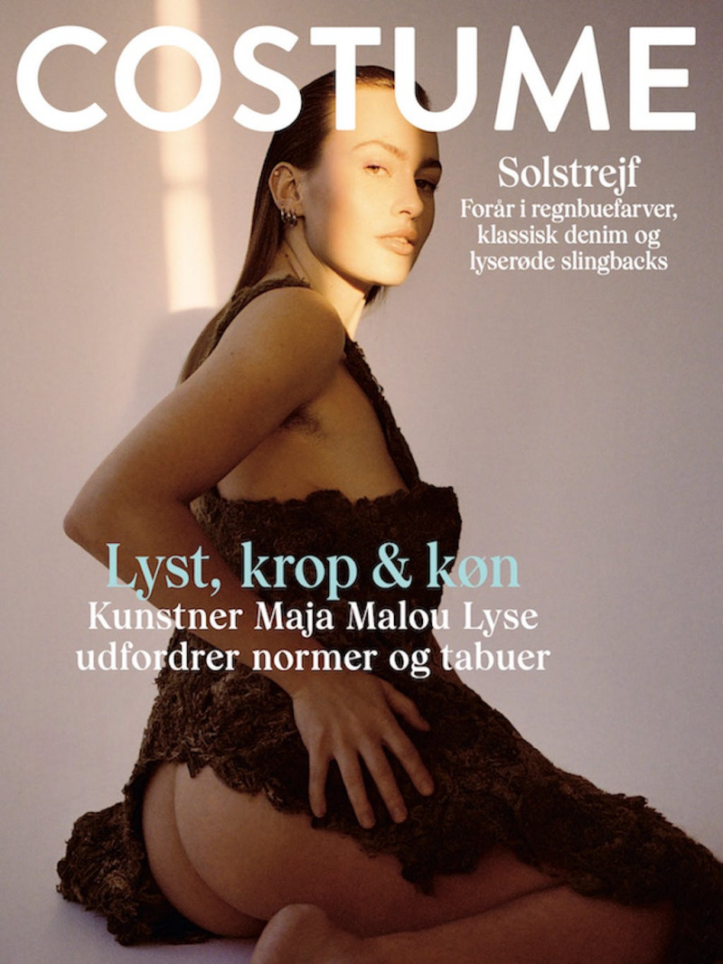 Maja Malou Lyse featured on the Costume Denmark cover from March 2021