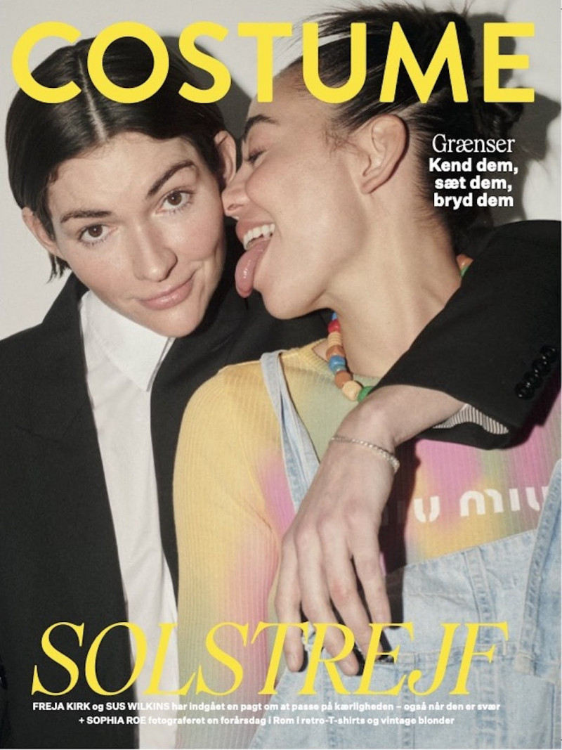 Freja Kirk, Sus Wilkins featured on the Costume Denmark cover from April 2022