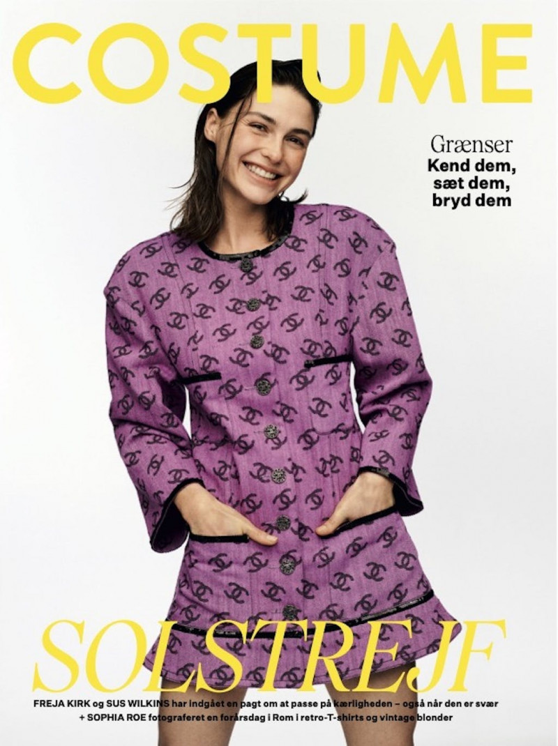 Sophia Roe featured on the Costume Denmark cover from April 2022