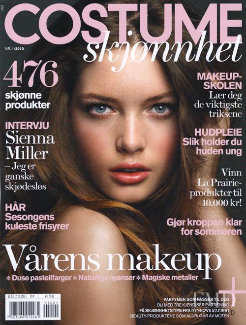 Sandrah Hellberg featured on the Costume Norway cover from January 2010