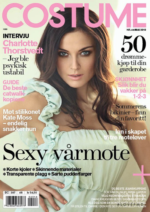 Charlotte Thorstvedt featured on the Costume Norway cover from May 2010