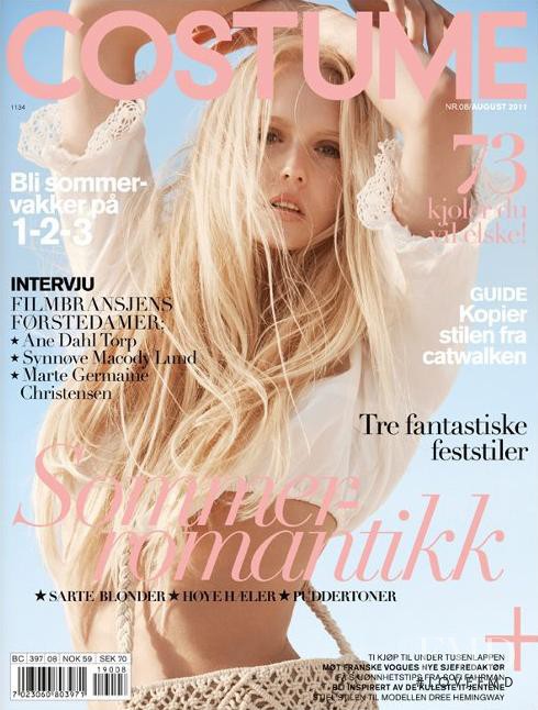 Cathrine Norgaard featured on the Costume Norway cover from August 2011