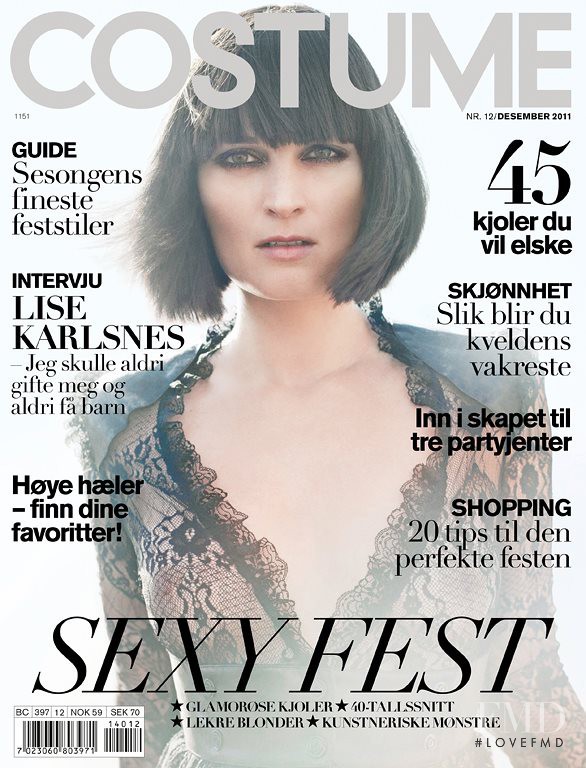Lise Karlsnes featured on the Costume Norway cover from December 2011