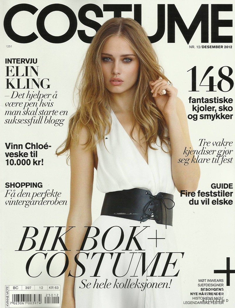 Erika Kundrotaite featured on the Costume Norway cover from December 2012