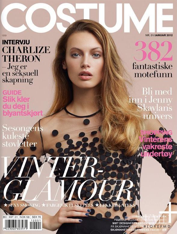 Mona Johannesson featured on the Costume Norway cover from January 2012