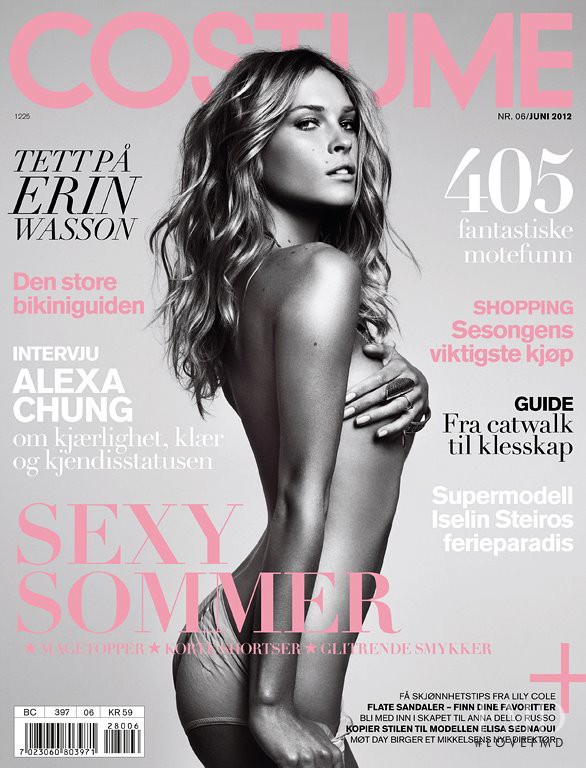 Erin Wasson featured on the Costume Norway cover from June 2012