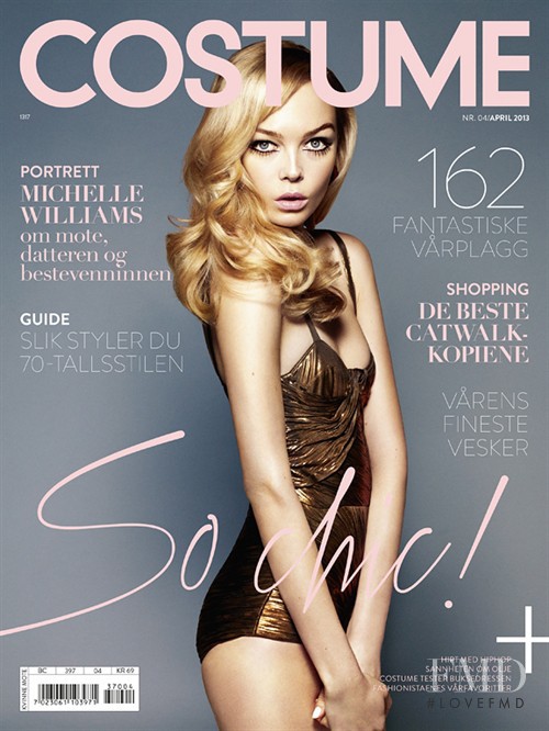 Siri Tollerod featured on the Costume Norway cover from April 2013