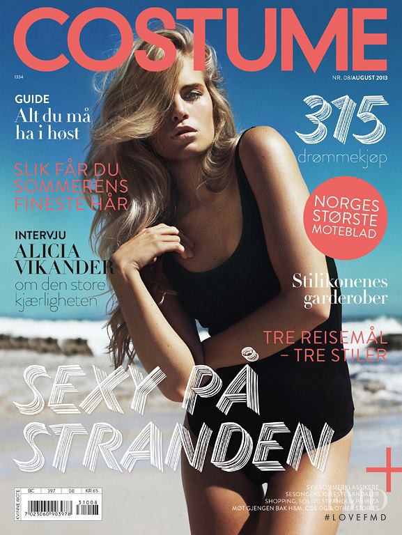  featured on the Costume Norway cover from August 2013