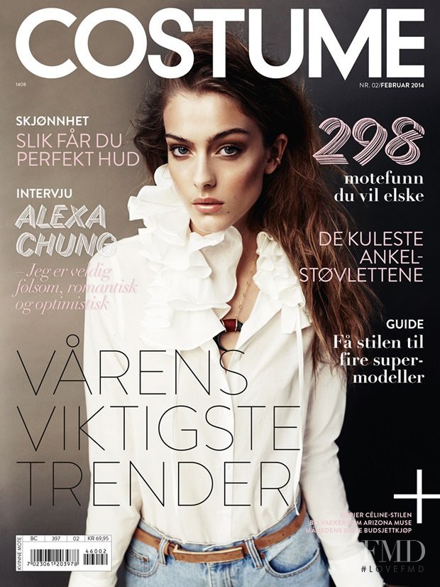 Lone Praesto featured on the Costume Norway cover from February 2014
