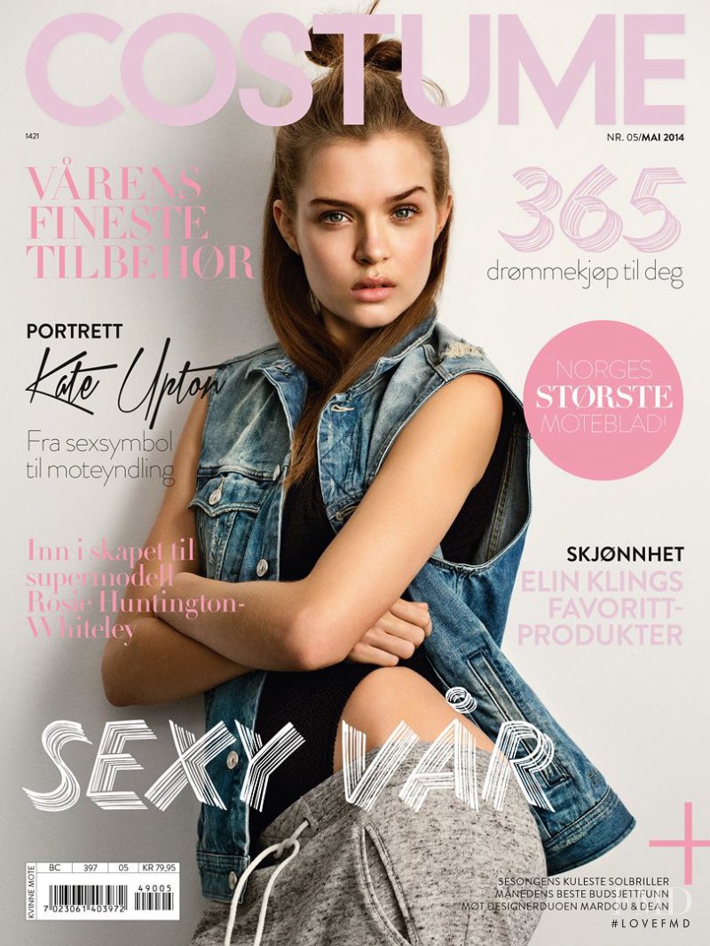 Josephine Skriver featured on the Costume Norway cover from May 2014