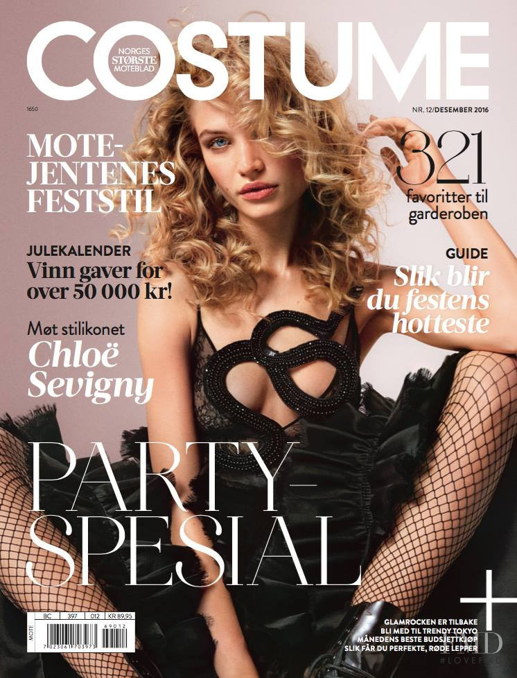 Camilla Forchhammer Christensen featured on the Costume Norway cover from December 2016
