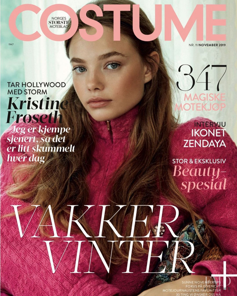 Kristine Froseth  featured on the Costume Norway cover from November 2019