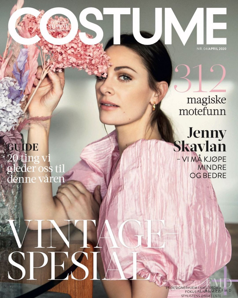 Jenny Skavlan featured on the Costume Norway cover from April 2020
