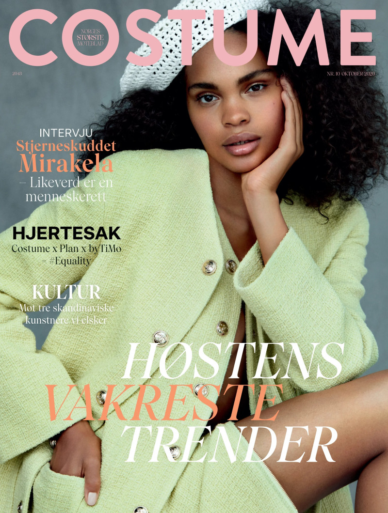 Mirakela Love featured on the Costume Norway cover from October 2020