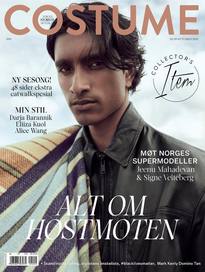 Jeenu Mahadevan featured on the Costume Norway cover from September 2020