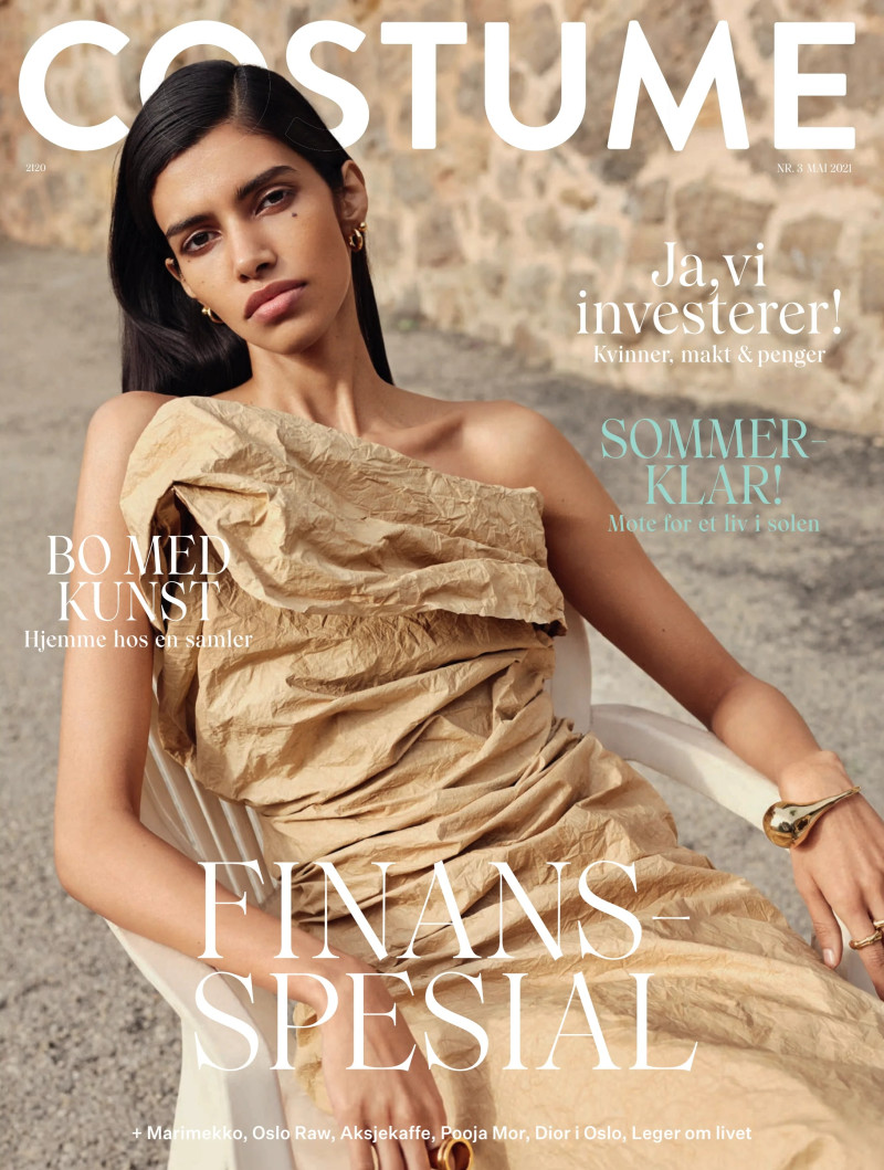 Pooja Mor featured on the Costume Norway cover from May 2021