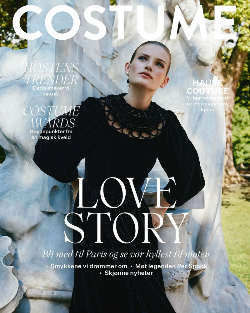 Signe Veiteberg featured on the Costume Norway cover from September 2022