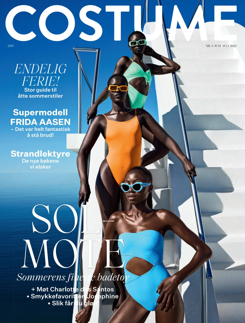 Haddy Ceesay, Ayan Mou Athian, Eliiza Kuol featured on the Costume Norway cover from June 2023