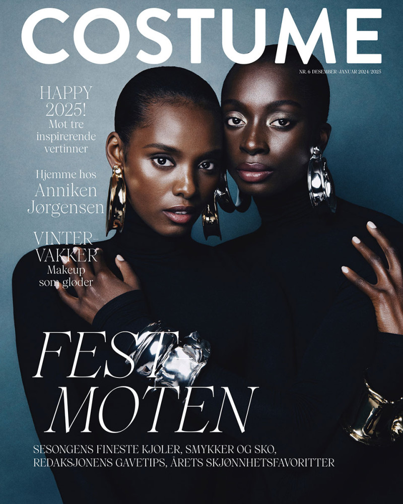 Dunia Abdi, Joy Anin featured on the Costume Norway cover from December 2024