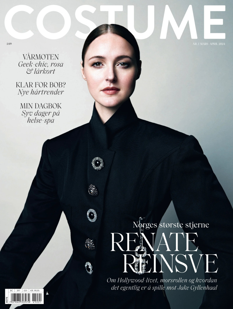 Renate Reinsve featured on the Costume Norway cover from March 2024