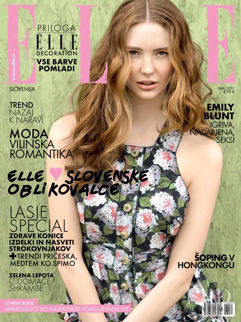  featured on the Elle Slovenia cover from May 2011