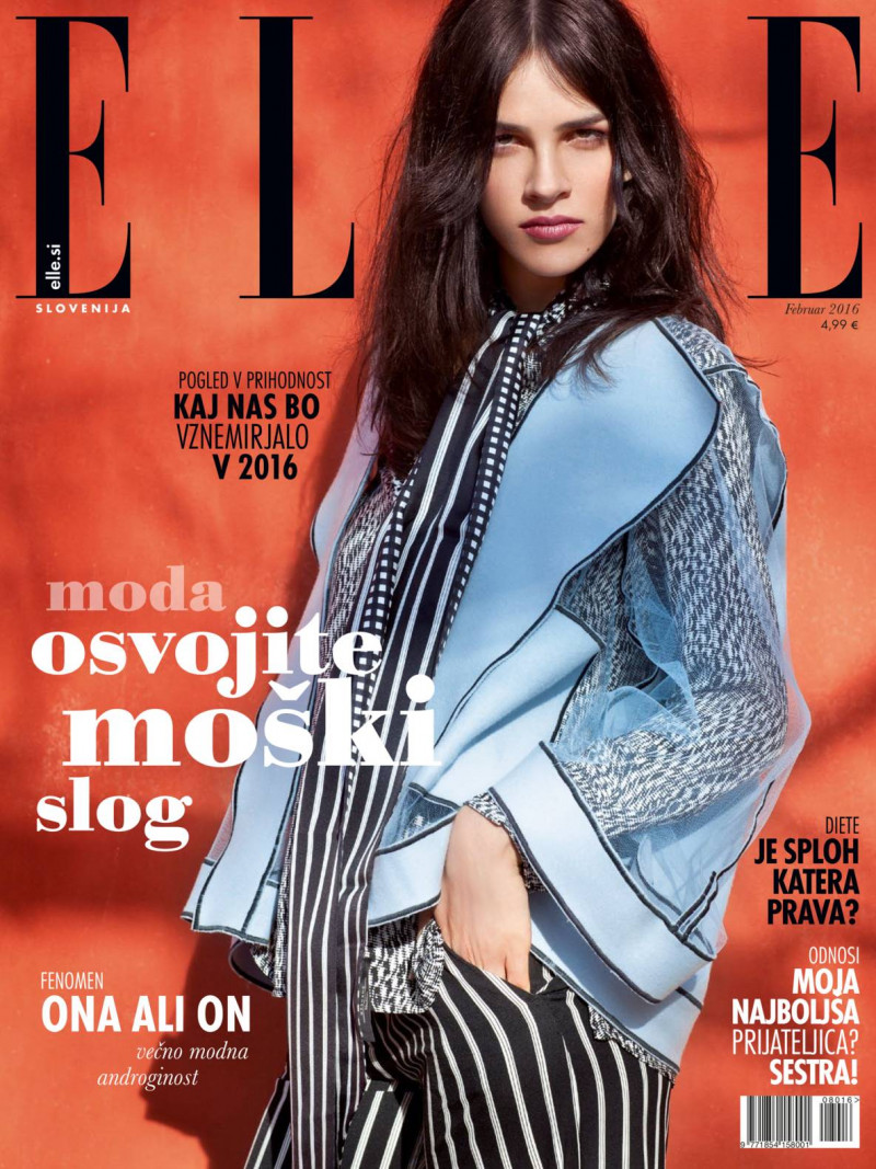  featured on the Elle Slovenia cover from February 2016