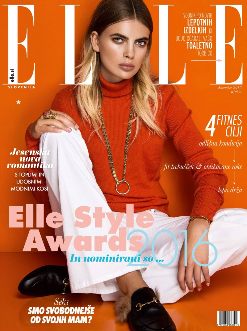  featured on the Elle Slovenia cover from November 2016