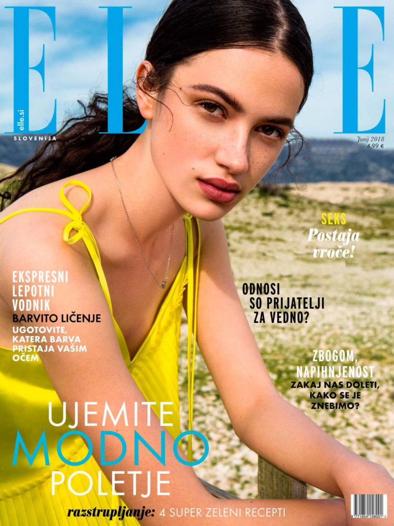  featured on the Elle Slovenia cover from June 2018