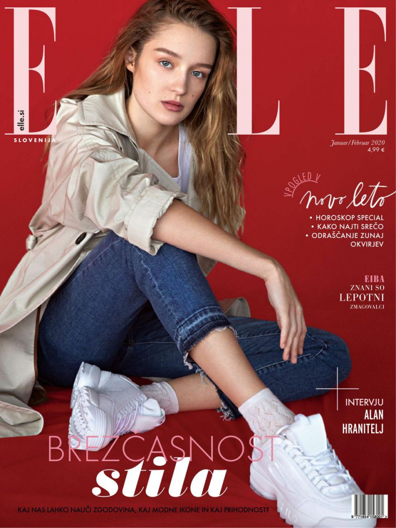  featured on the Elle Slovenia cover from January 2020