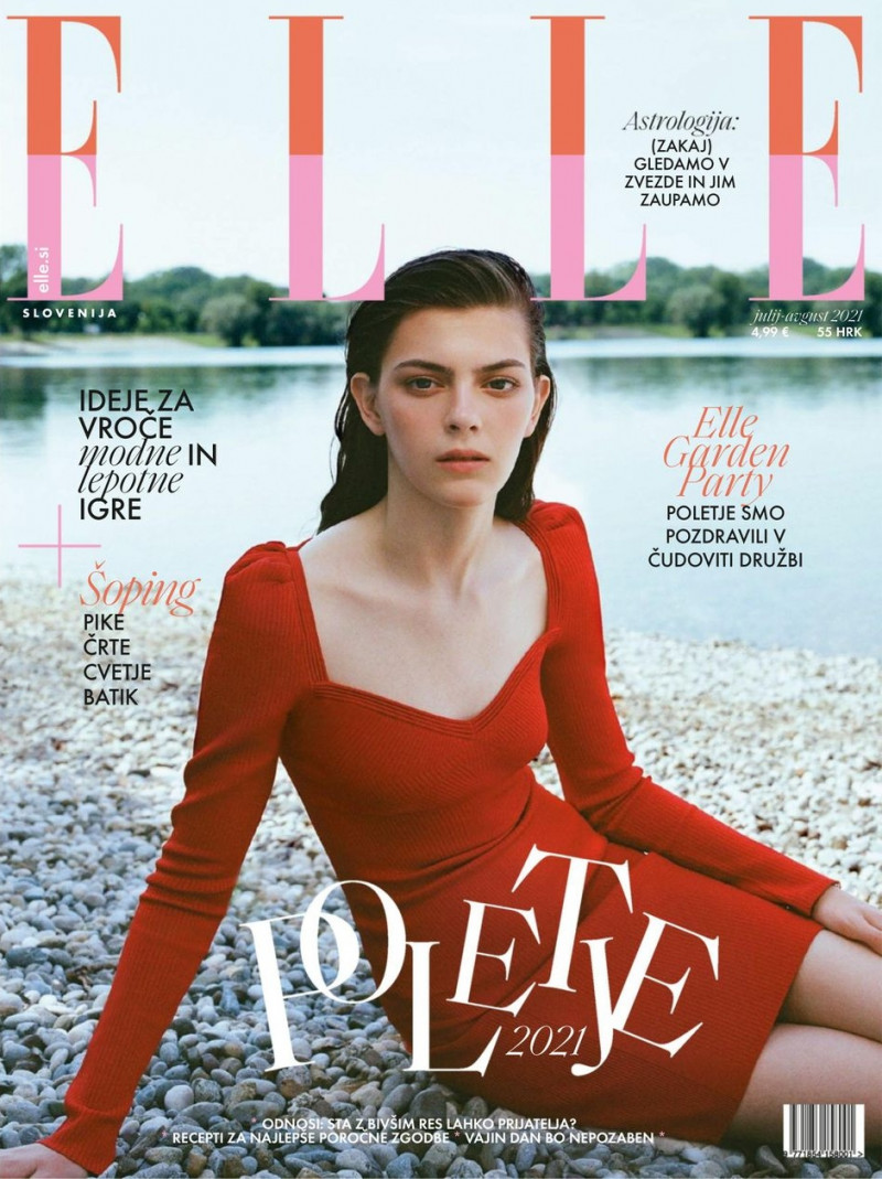  featured on the Elle Slovenia cover from July 2021