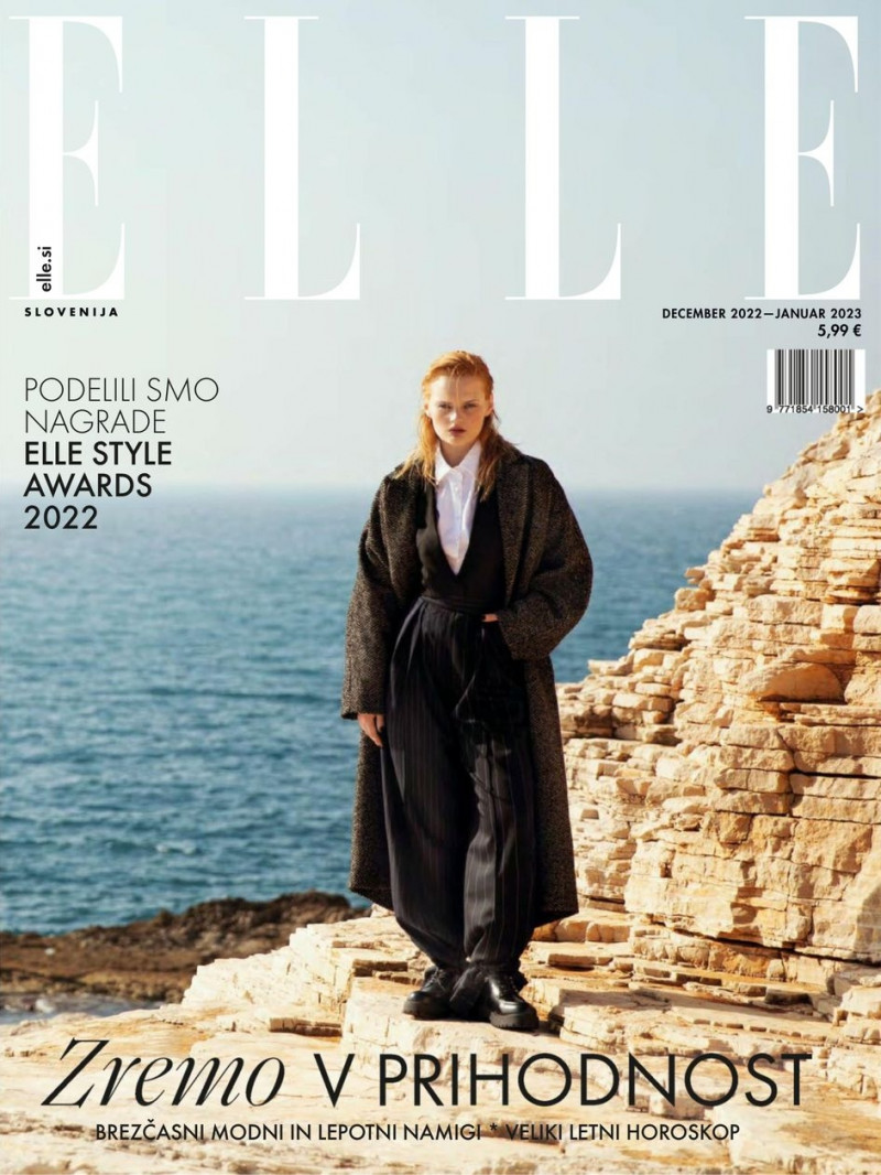  featured on the Elle Slovenia cover from December 2022