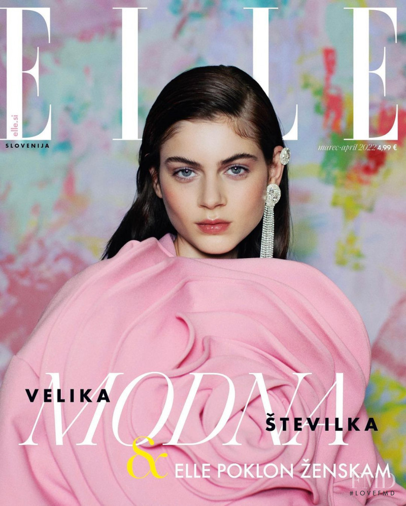 Lilli Zoe  featured on the Elle Slovenia cover from March 2022