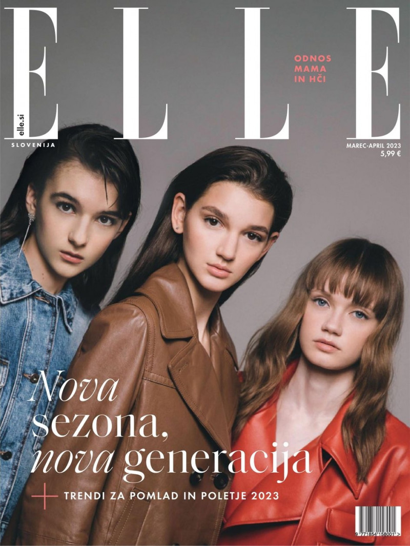  featured on the Elle Slovenia cover from March 2023