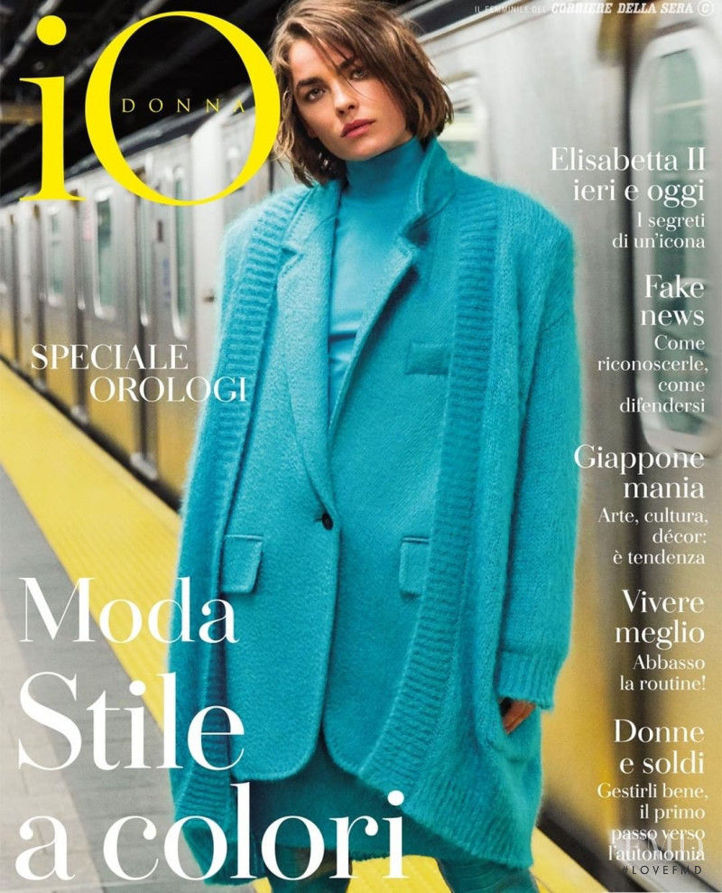 Bambi Northwood-Blyth featured on the Io Donna cover from November 2019