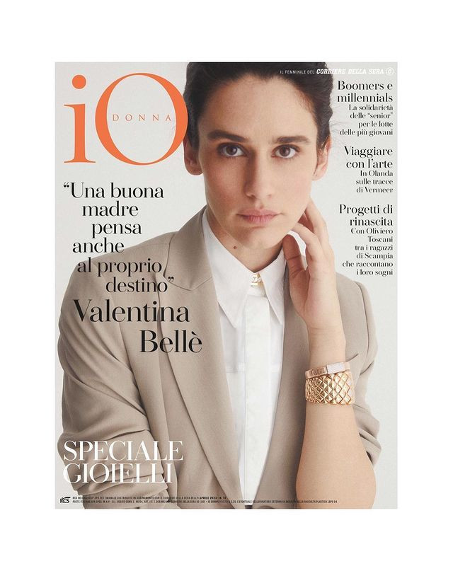  featured on the Io Donna cover from April 2023