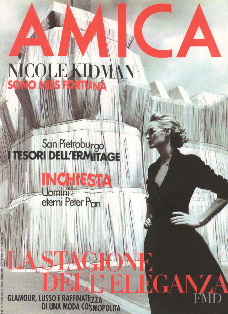Mella McLaren featured on the AMICA Italy cover from October 1996