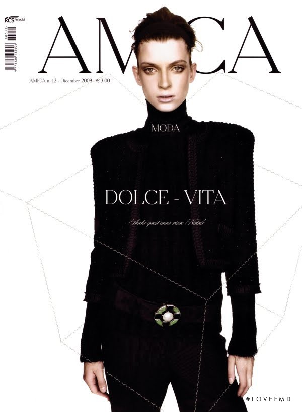 Luca Gadjus featured on the AMICA Italy cover from December 2009