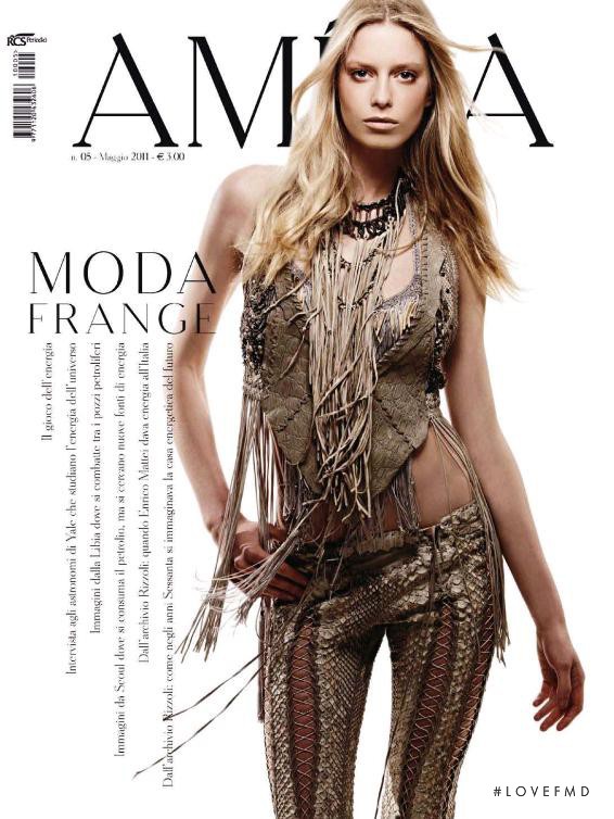 Milana Keller featured on the AMICA Italy cover from May 2011