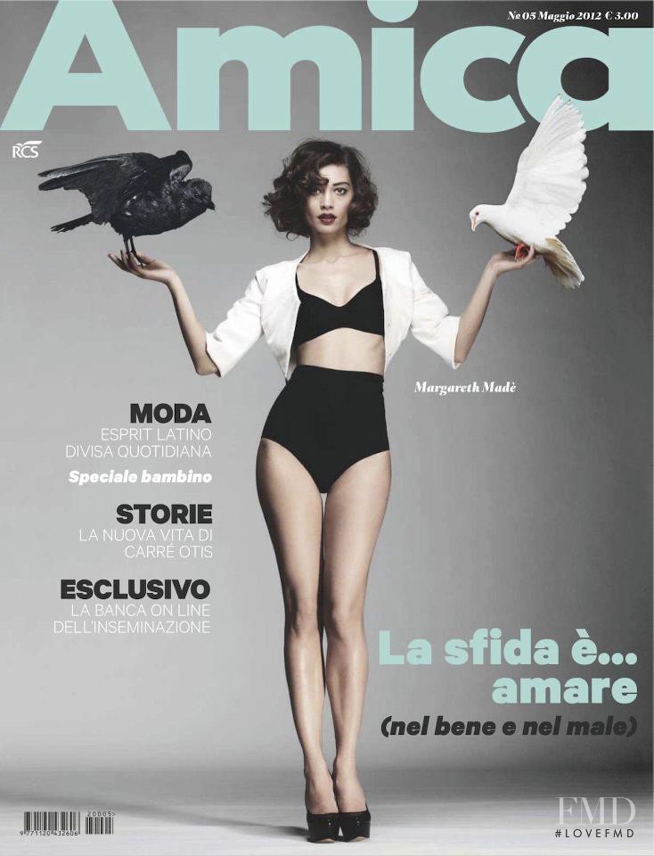 Margareth Madè featured on the AMICA Italy cover from May 2012