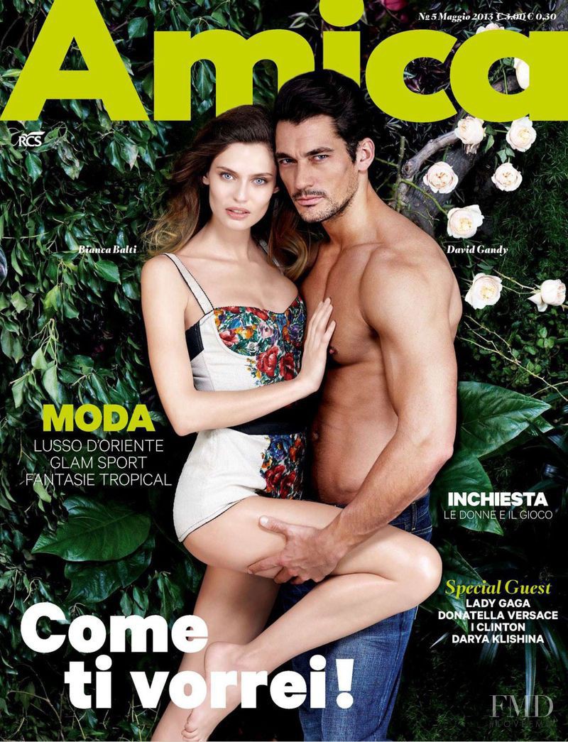 David Gandy featured on the AMICA Italy cover from May 2013