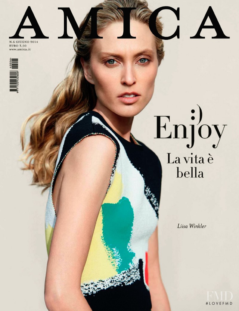 Liisa Winkler featured on the AMICA Italy cover from June 2014